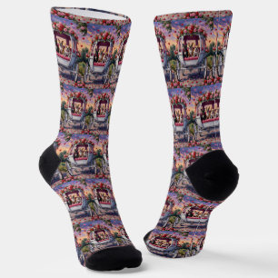 Chaussette Bouledogue français Saint-Valentin