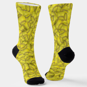 Chaussette Boules molles Jaunes