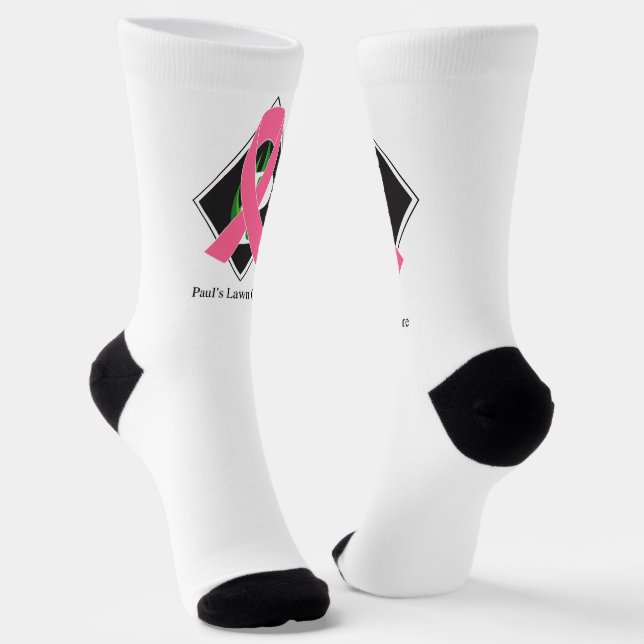 Chaussette Brest Cancer High-Performance Athletic Crew Sock (Angulaire)