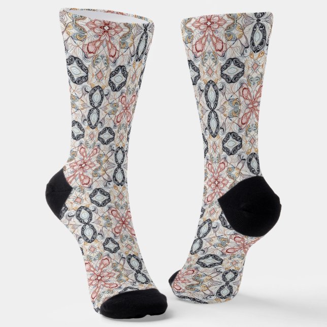 Chaussette Bright Socks Elaborate Seamless Patterns 0039412 (Angulaire)