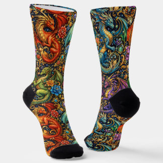 Chaussette Bright Socks Elaborate Seamless Patterns 0047409