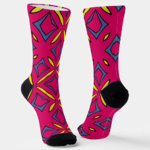 Chaussette Bright Socks Fractal Seamless Patterns 0041984