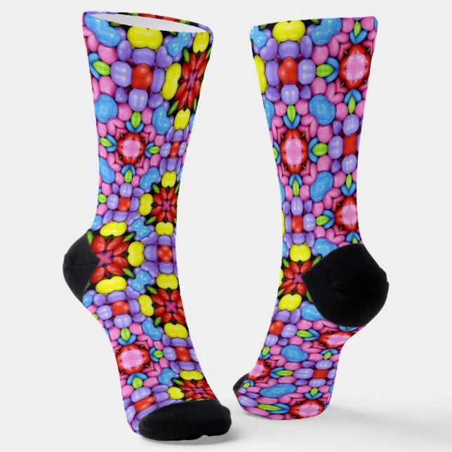 Chaussette Bright Socks Fractal Seamless Patterns 0041989 (Angulaire)