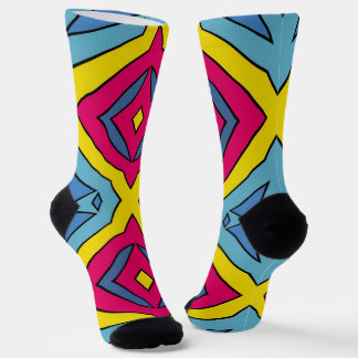 Chaussette Bright Socks Fractal Seamless Patterns 0042001