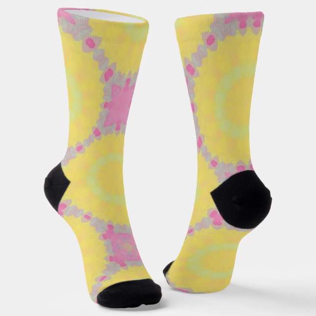 Chaussette Bright Socks Fractal Seamless Patterns 0042034 (Angulaire)