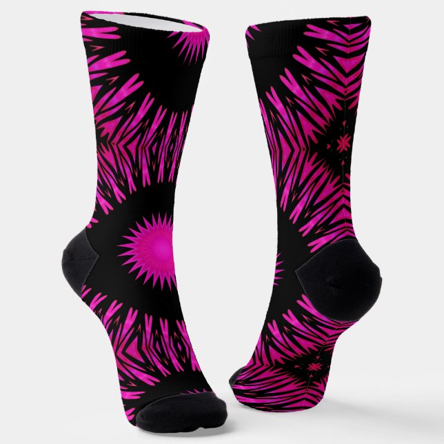 Chaussette Bright Socks Fractal Seamless Patterns 0042035 (Angulaire)