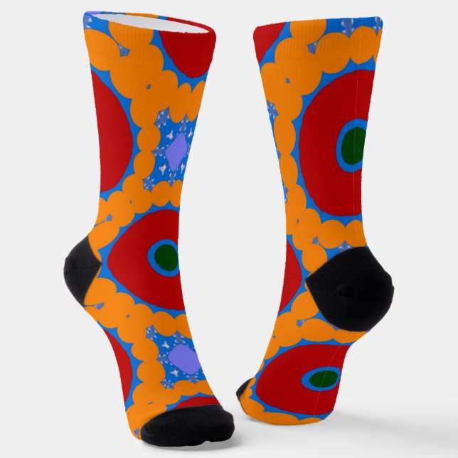 Chaussette Bright Socks Fractal Seamless Patterns 0042056 (Angulaire)