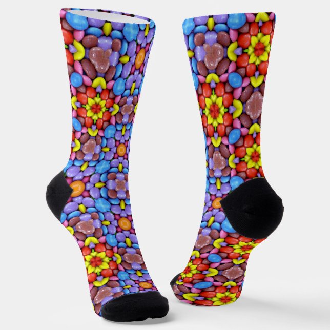 Chaussette Bright Socks Fractal Seamless Patterns 0042097 (Angulaire)