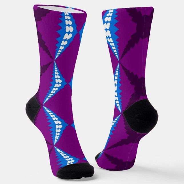 Chaussette Bright Socks Fractal Seamless Patterns 0042103 (Angulaire)