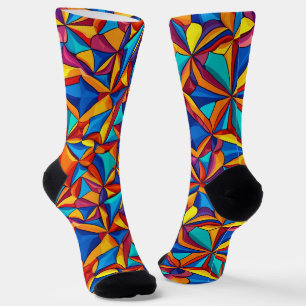 Chaussette Bright Socks Motifs Sans Couture Élaborés 0039385