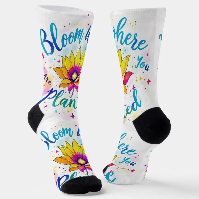 Chaussette Bright Socks RANDOPIX Art Socks 0039470 (Angulaire)