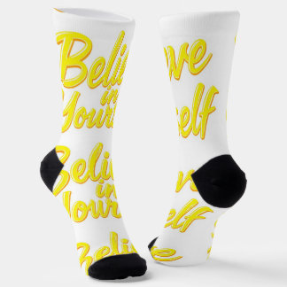 Chaussette Bright Socks RANDOPIX Croyez En Vous-Même 0039493