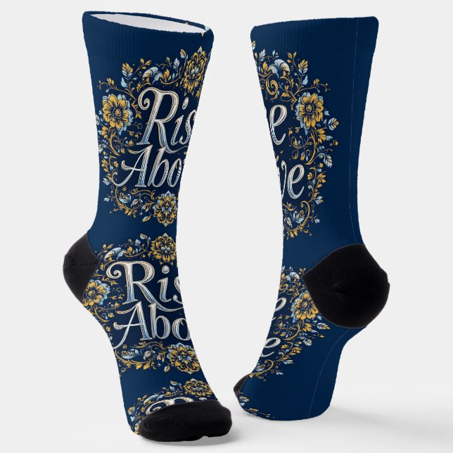 Chaussette Bright Socks Rise Above 0044043 (Angulaire)