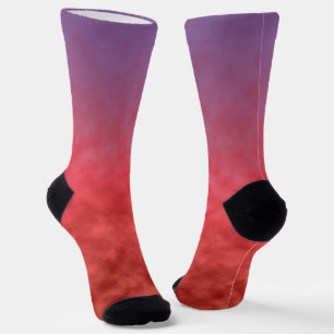 Chaussette Brume Écarlate au Crépuscule