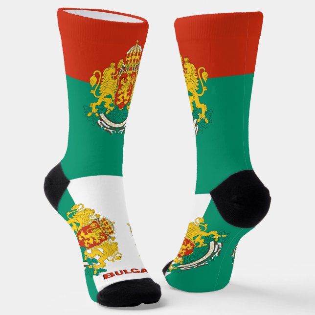 Chaussette Bulgarie Drapeau patriotique, Bulgarie durable (Angulaire)