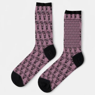 Chaussette Bulldog français en noir