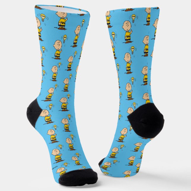 Chaussette cacahuètes | L'idée de l'ampoule de Charlie Brown (Angulaire)
