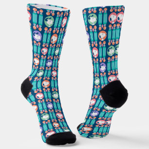 Chaussette cacahuètes Snoopy Dark Blue Deco Dreams Motif