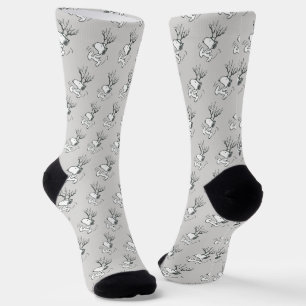 Chaussette cacahuètes   Snoopy Reindeer