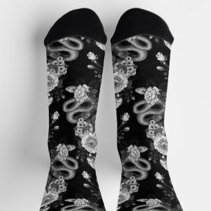 Chaussette Caché dans les roses 3