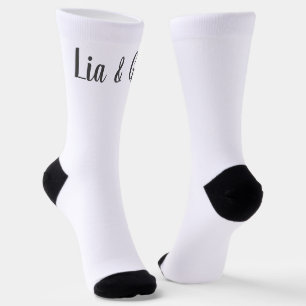 Chaussette cadeau d'amour minimaliste