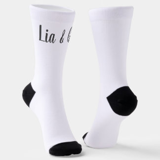Chaussette cadeau d'amour minimaliste