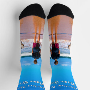 Chaussette Cadeau personnalisé et texte personnalisé