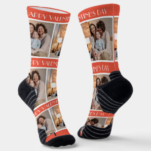 Chaussette Cadeau simple et élégant Valentines jour Famille P