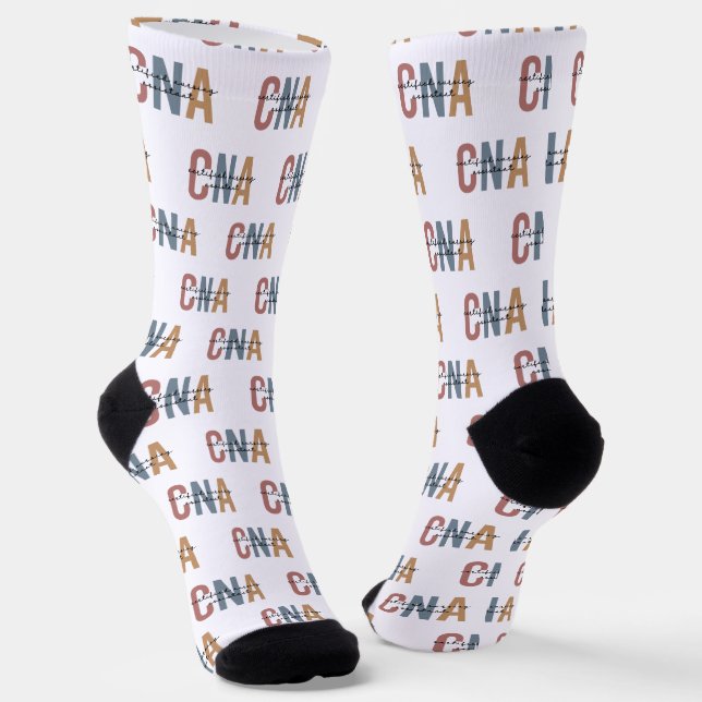 Chaussette Cadeaux de l'adjoint infirmier certifié rétro de l (Angulaire)
