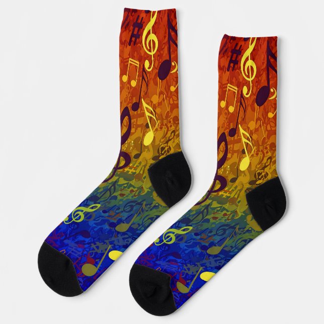Chaussette Cadence colorée (Gauche)