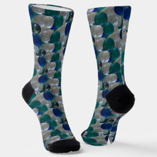 Chaussette Cailloux de verre Chaussettes d'équipage Motifs