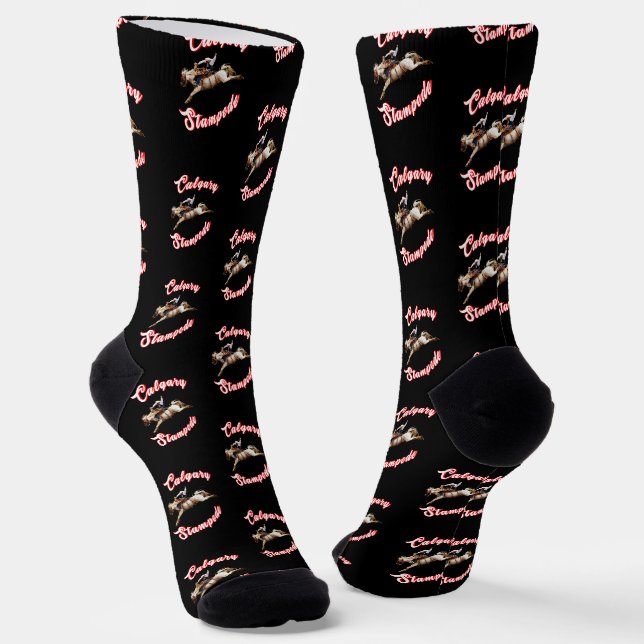 Chaussette Calgary Heure Canada Juillet Riders Calgary Stampe (Angulaire)