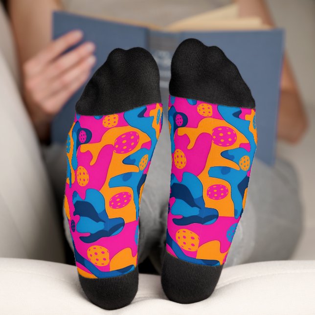 Chaussette Camo du Pickleball Party (Fond)