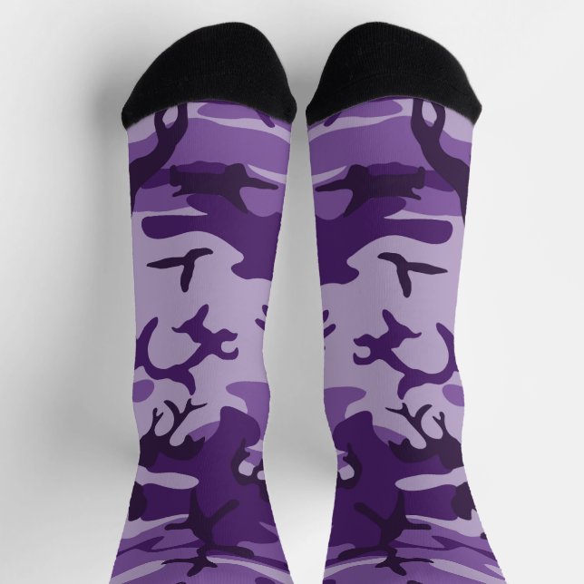 Chaussette Camouflage violet, Armée (Haut)