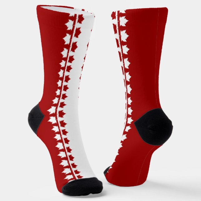 Chaussette Canada Socks Canada Souvenir Socks Customize (Angulaire)