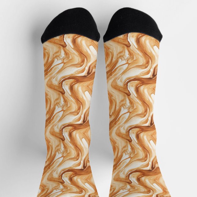 Chaussette Caramel Candy Swirls (Haut)