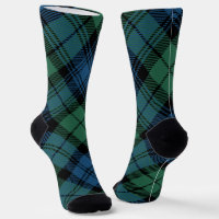Carreaux Rustiques Bleu Vert Tartan Campbell