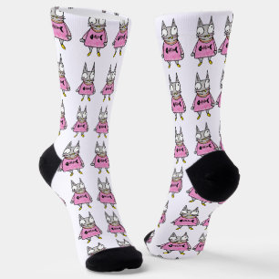 Chaussette Cartoon Kitten