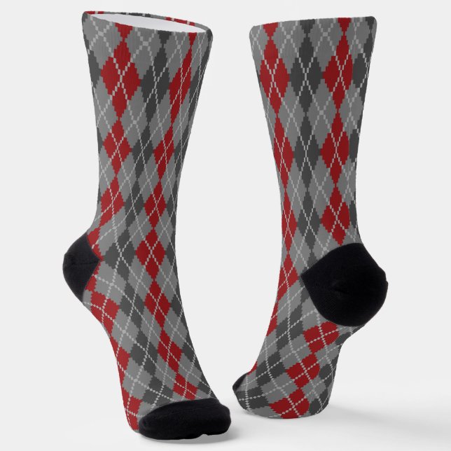 Chaussette Cendres et Braises Argyle (Angulaire)