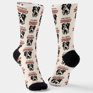 Chaussette Cette saison sera Éffrayante Halloween Déplaisant