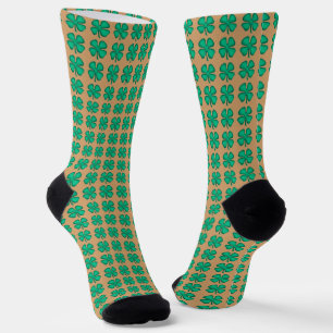 Chaussette Chance 4 feuilles de trèfle irlandais tac chausset