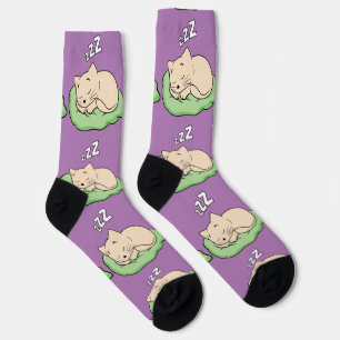 Chaussette Chat endormi Thunder_Cove