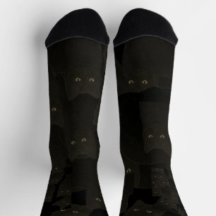 Chaussette Chat noir Kitten familier animal de compagnie Maur