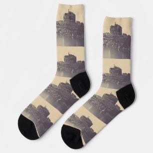 Chaussette Château d'Angel et coupole du Vatican