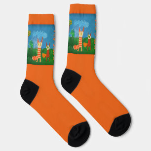 Chaussette Chats amusants Chaussettes d'équipage