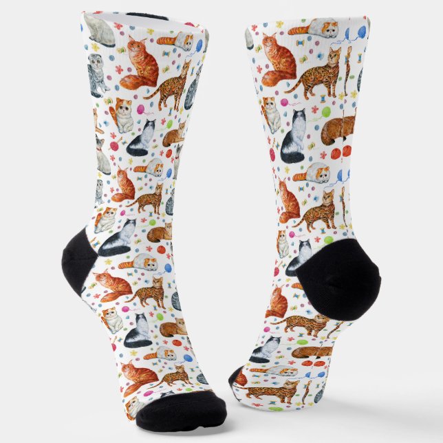 Chaussette Chats de race (Angulaire)