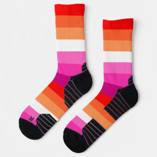 Chaussette Chaussettes à drapeau FIDE lesbiennes