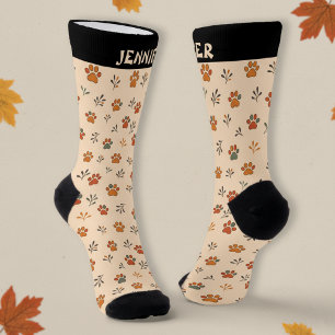 Chaussette Chaussettes à empreinte de patte inspirées de l'au