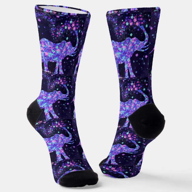 Chaussette Chaussettes à fleurs éléphantes - Spring Joy (Angulaire)