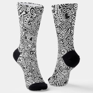 Chaussette Chaussettes à motif clé pour mon cœur